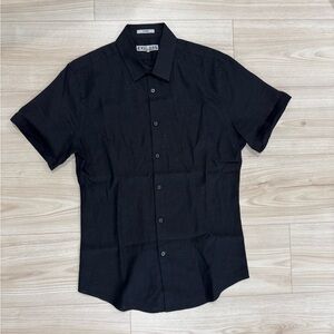 Express linen button up shirt